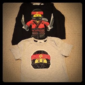 Ninjago t shirt bundle size 4-6 toddler boy